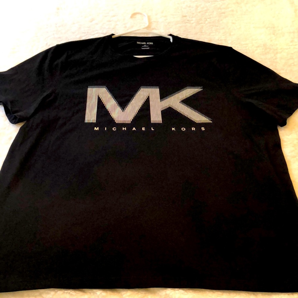 Michael Kors Metallic Screen Printed T-Shirt